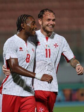 BNWT❤️Erreà MALTA 2022-23 Away Football Shirt MFA Soccer Jersey Errea Ħomor